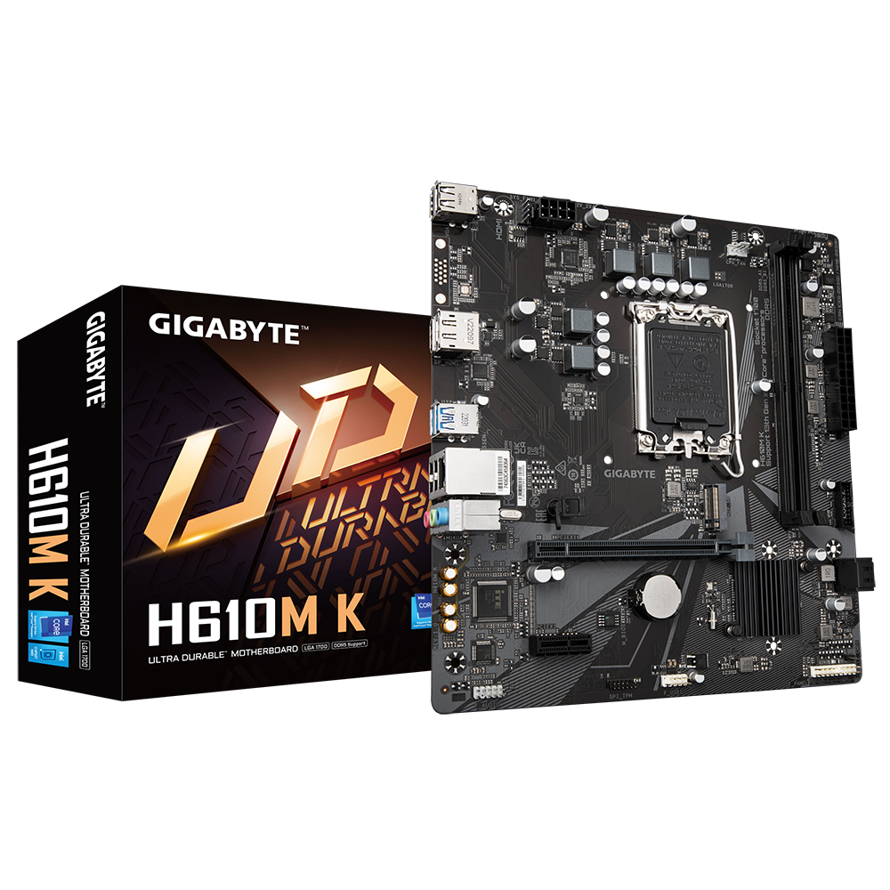 要啥杂牌子 技嘉H610M K主板 只要  365元1片了